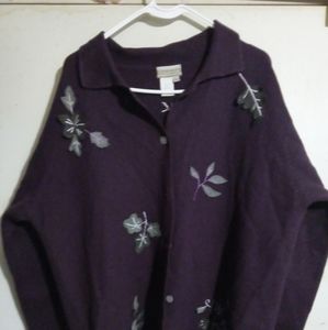 Woman's large wool sweater